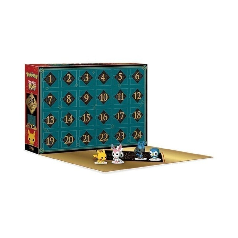 Funko Pop! Holiday Calendar - Pokemon, 24 Pocket Pop! Vinyl Figures SEALED NEW - Picture 2 of 5